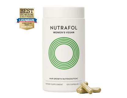 Nutrafol Women's Hair Growth Supplements, Clinically Proven for Visibly Thicker and Stronger Hair, Dermatologist Recommended - 1 Month Supply
