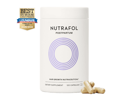 Nutrafol Women's Hair Growth Supplements, Clinically Proven for Visibly Thicker and Stronger Hair, Dermatologist Recommended - 1 Month Supply