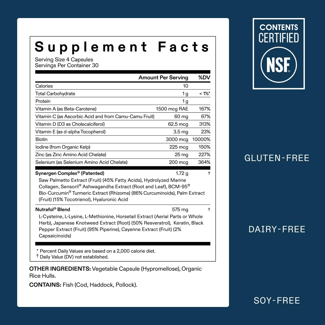 Nutrafol Men's Hair Growth Supplements