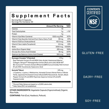 Nutrafol Men's Hair Growth Supplements