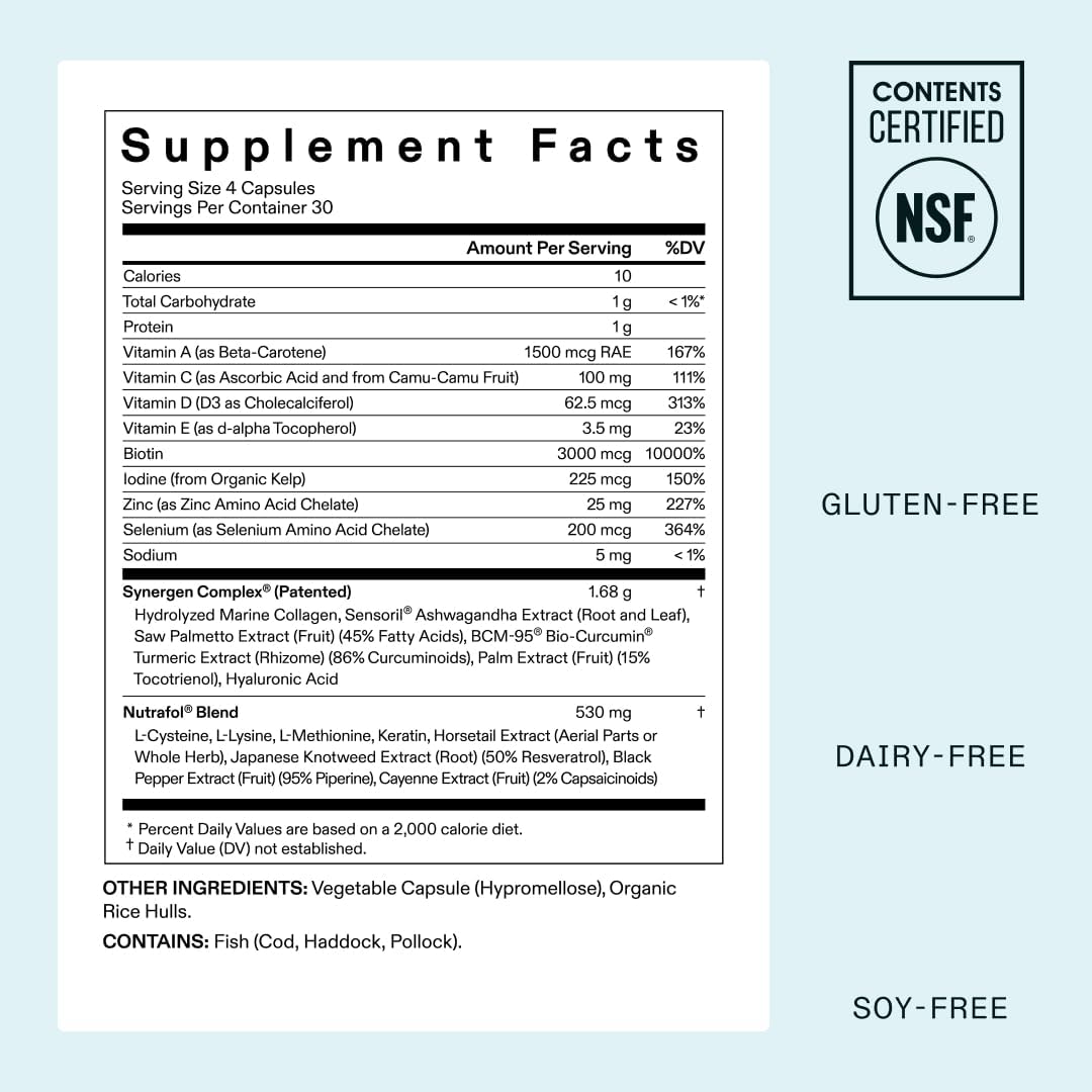 Nutrafol Women's Hair Growth Supplements